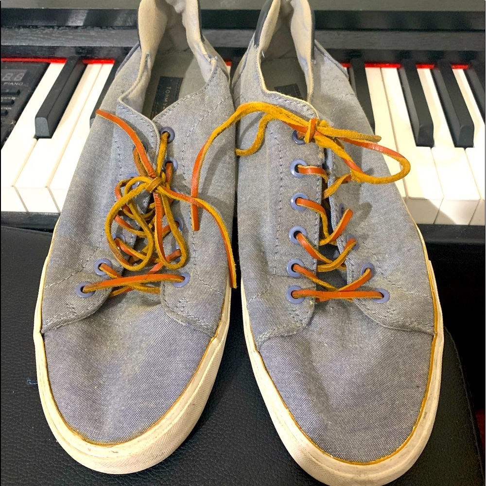 Chambray sneakers